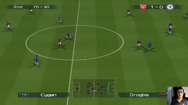 Chelsea vs Arsenal 2004/05 highlight | Drogba Crespo destroy Arsenal | PES 2005 смотреть онлайн