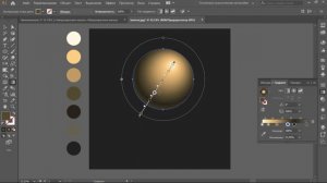 #10 Вектор на векторизацию - Как сделать золото в Illustrator / Gold effect in Illustrator
