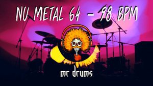 Nu Metal Drumtrack - 98 BPM | Backing Drums | Only Drums