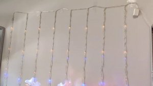 Гирлянда Водопад разноцветная