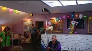 Корпоратив на детский день рождения клоуна Шваха