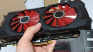 AMD  RX 570 4gb XFX Black Edition RS (placa de vídeo)