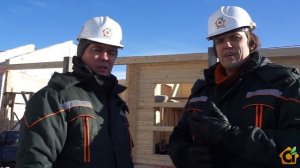 Баня из бруса и гараж из газобетона. Под одной крышей из разных материалов. Обзор строительства.