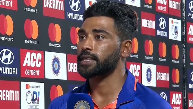 Mohammed Siraj Emotional Feeling Uncomfortable after Winning Match of the Series Award смотреть онлайн