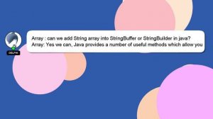 Array : can we add String array into StringBuffer or StringBuilder in java?