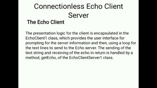Echo client server | bca sem 6 | Noorus Sabah смотреть онлайн