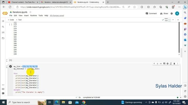 easy learn of iterators | iteration  | Iterable | সহজ ভাষায় পাইথন | python by Sylas Halder