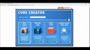 Cube Creator Digital Storytelling