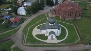 Георгиевский собор. Юрьев-Польский. Аэросъемка
