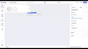 ToolJet- How to use Date Range Picker widget
