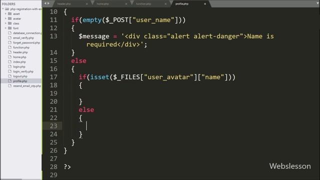 Edit Profile Data | Make Social Networking Sites in PHP using Ajax - 3