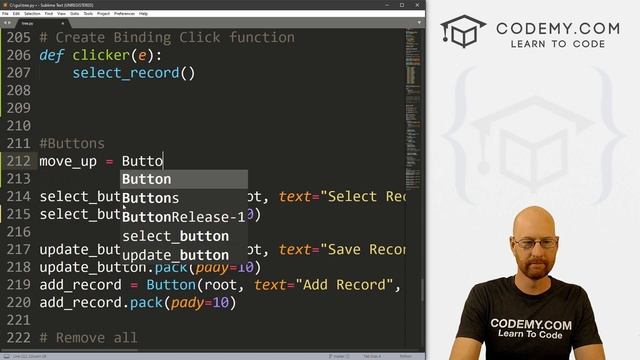Binding and Moving Rows In Treeview - Python Tkinter GUI Tutorial #122
