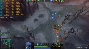 DOTA 2 FPS TEST - HP250G9(I3 1215U/UHD 64EUs/16GB RAM)