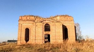 Заброшенная церковь в селе Боголюбово Староюрьевского района Тамбовской области