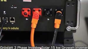 Growatt 3 Phase Inverter Solar Growatt Inverter High Efficiency 5-12kw 230V 400V 7.6A15A PV Inverte