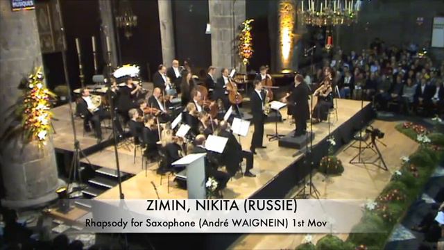 A. Waignein: Rhapsody 1 mov. - Nikita Zimin (Dinant) смотреть онлайн