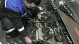 Ремонт фартука, коробки подач и шпиндельной бабки 1к62.