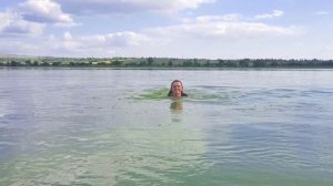 Купание на озере Пресном