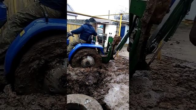 Китайский мини трактор LOVOL 244 обзор работы в жёстких условиях смотреть онлайн