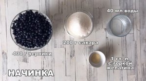КАК ПРИГОТОВИТЬ БЛИНЧИКИ С ЧЕРНИКОЙ? Блинный торт с ягодным кремом на праздничный стол