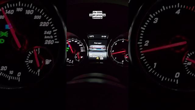 average consumption mercedes gle350d coupe- 130km/h, 1700rpm, 8.5l/100km