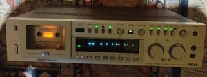 ВЫСОКОКАЧЕСТВЕННАЯ СТЕРЕОКАССЕТНАЯ ДЕКА AKAI GX-F90 - 3 головки-ЯПОНИЯ-1979-год