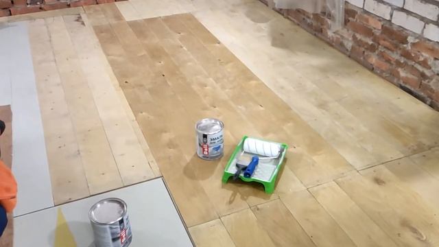 Деревянный пол по двойным лагам в гараже. смотреть онлайн