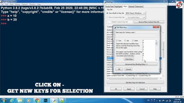 #15 How to Set Previous Command in Python IDLE Step by Step - Python Tutorial for Beginners