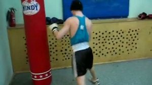 Моя тренировка по боксу