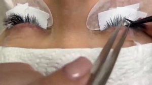 Наращивание ресниц | объём 1,5д | L изгиб