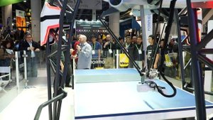 Omron FORPHEUS Ping-Pong Playing AI Robot at CES 2019