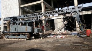 Станок ударно-канатного (канатного) бурения БУ-20-2УШМ (БУ20) в работе