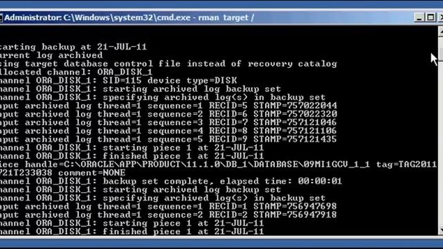 Oracle DBA Justin - How to kill an RMAN session смотреть онлайн