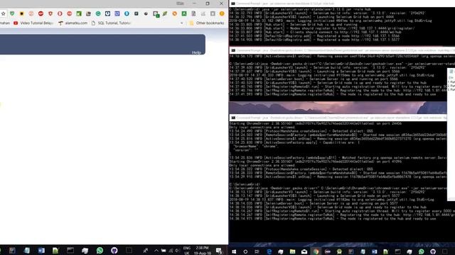 Web Application Parallel Testing with Selenium Grid & Junit смотреть онлайн