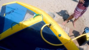 Надувной парус . Распаковка. И тестирование