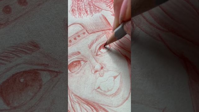 Step by step art portrait sketch #art #creative #drawing #painting #tutorial #sketch #portrait