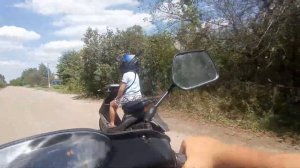 Покатушка з другом на honda dio 62,34.
