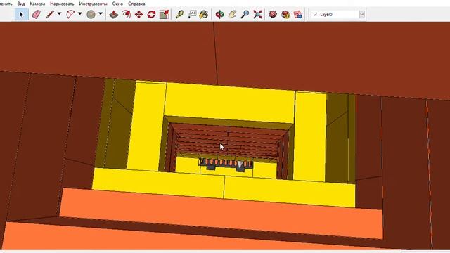 Каминопечь с варочной плитой. смотреть онлайн