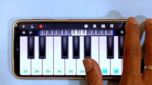 Pardesiya Yeh Sach Hai Piya - Mobile Piano Tutorial - Lata Mangeshkar - Old Hindi Song