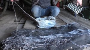 сборка рыболовных сетей