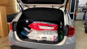 BMW X1 Установка электропривода багажника