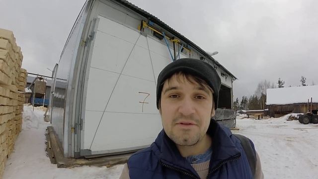 Как сушат брус / Сушильная камера