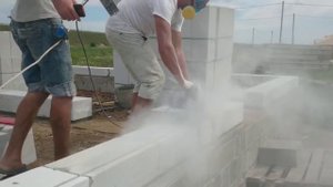 Штробление газоблока ПРОСТО.