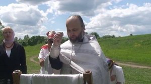 Крещение детей в Осаново. Храм Преображения, Бобрик-Гора.