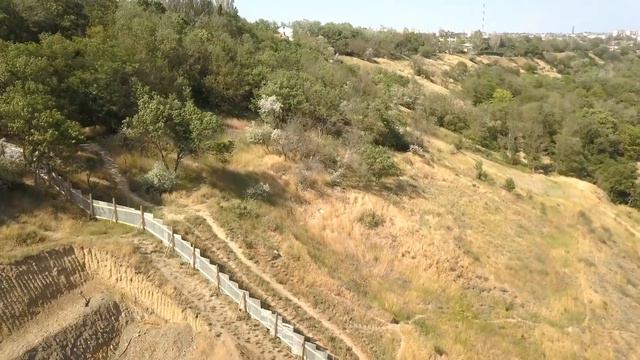 Работы по укреплению берега в районе Аршинцево. смотреть онлайн