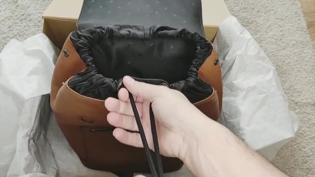 UNBOXING Michael Kors Hudson Pebbled Leather Backpack