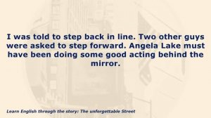 The Unforgettable Street? Learn English through story level 5