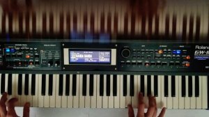 Оля чом же ми не двоє. На синитезаторі ROLAND GW-8