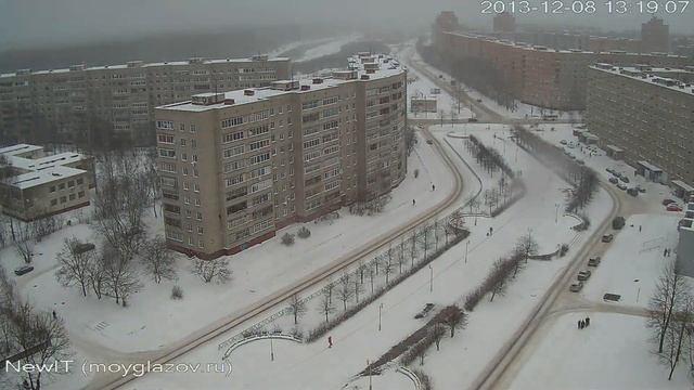 Тайм-лапс Глазов 01.12.13-17.12.13