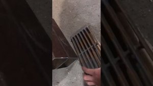 Мини печь буржуйка из профильной трубы для зимнего домика